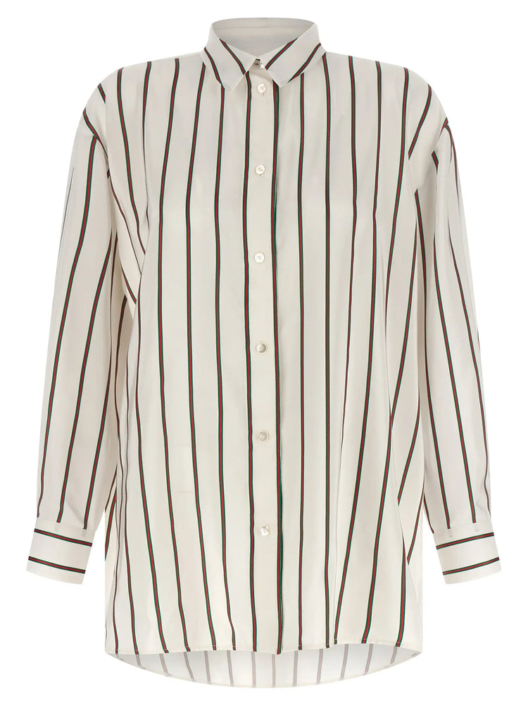 Gucci White Silk Blouse Gucci