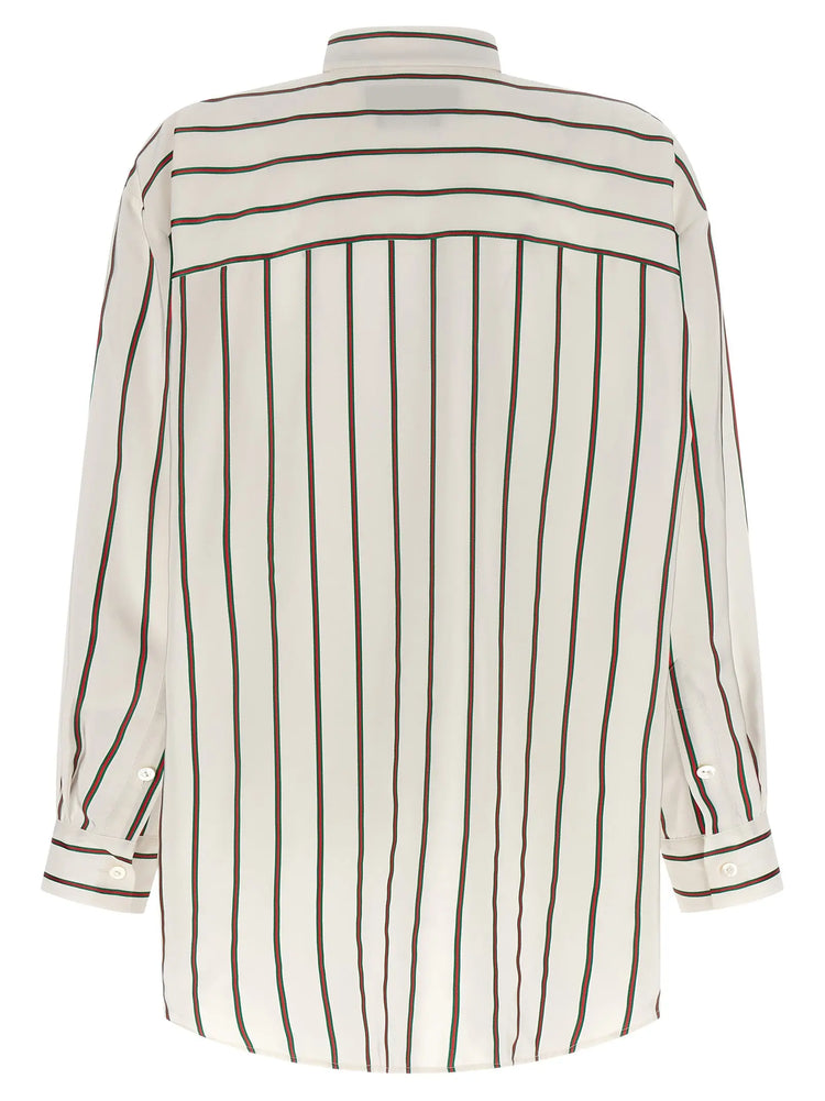 Gucci White Silk Blouse Gucci