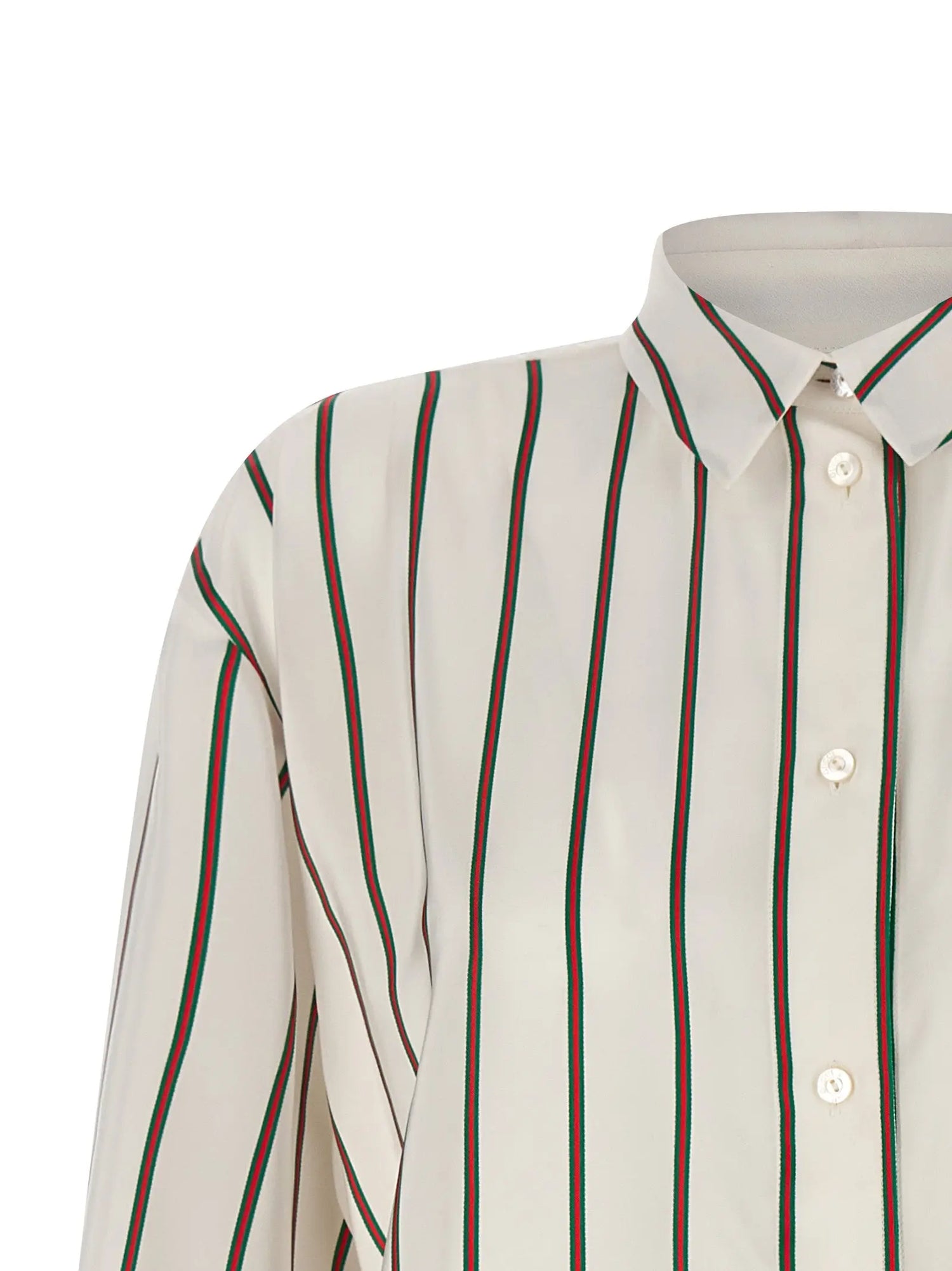 Gucci White Silk Blouse Gucci