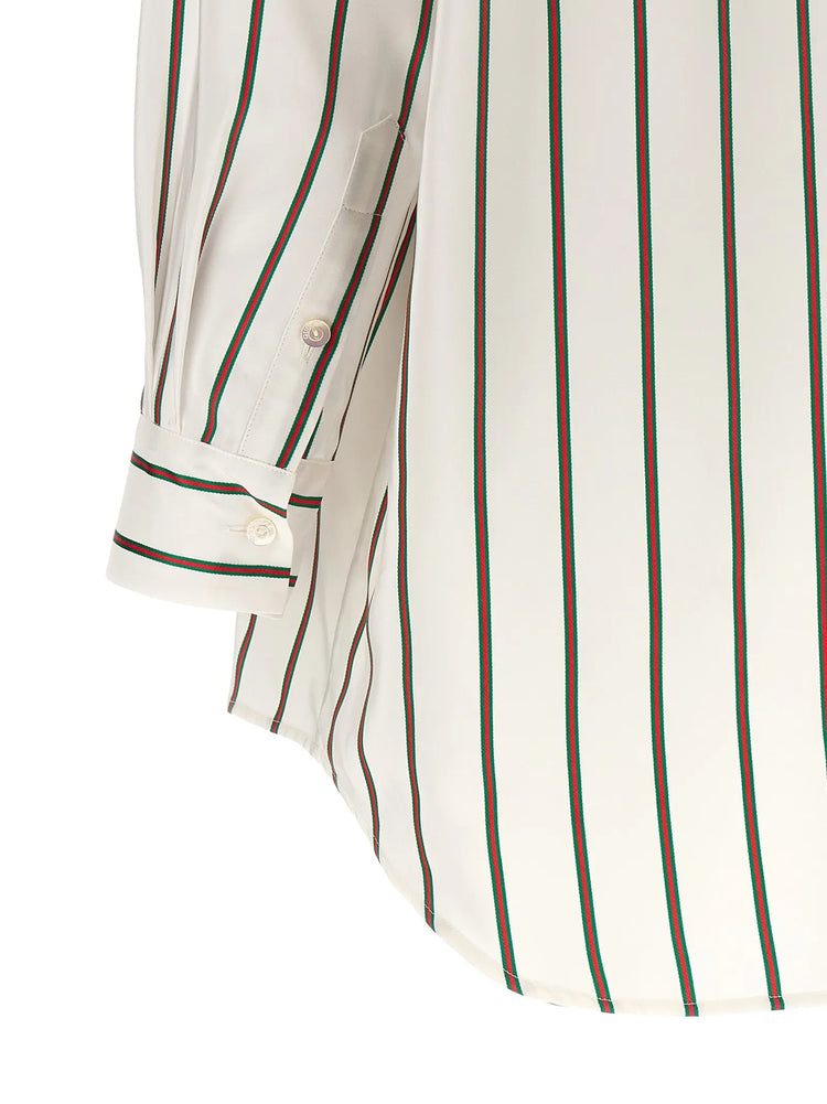 Gucci White Silk Blouse Gucci