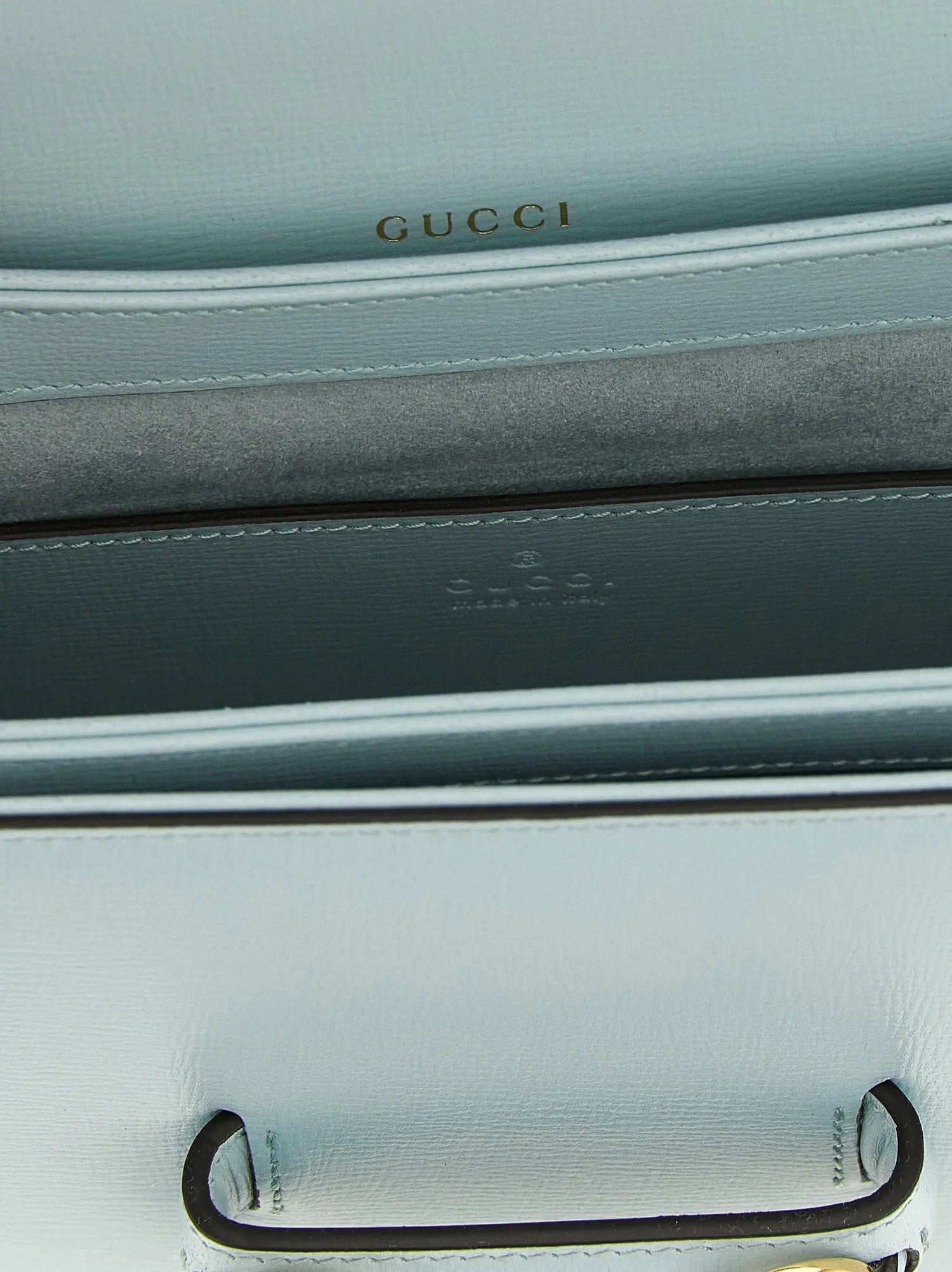 Gucci Blue Calfskin Shoulder Bag Gucci