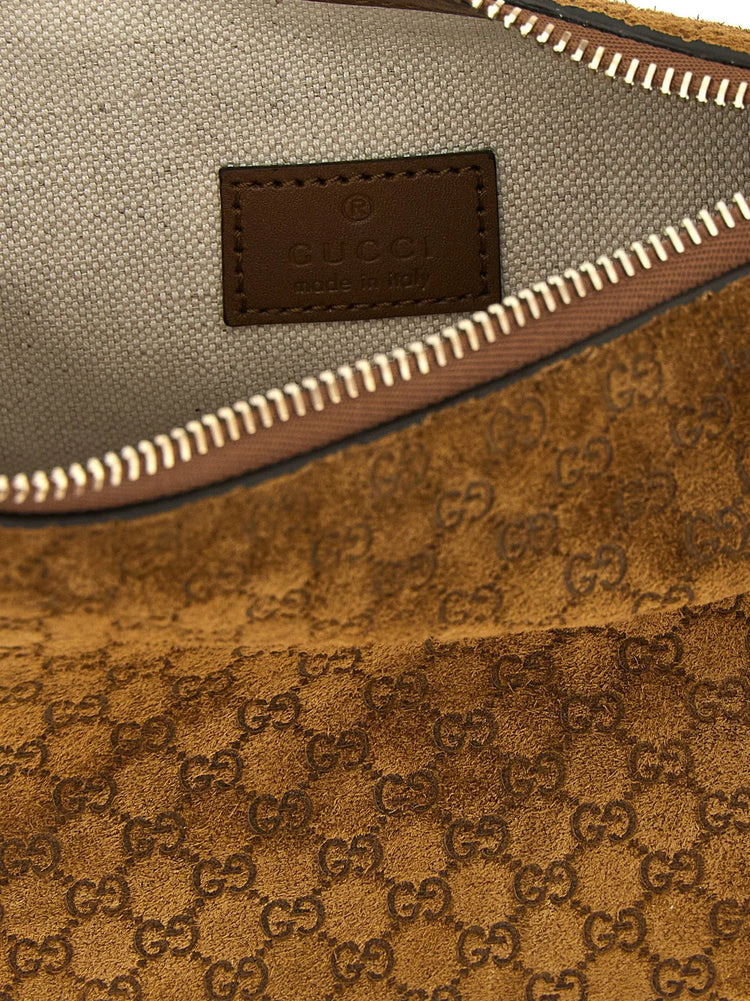 Gucci Brown Calfskin Shoulder Bag Gucci