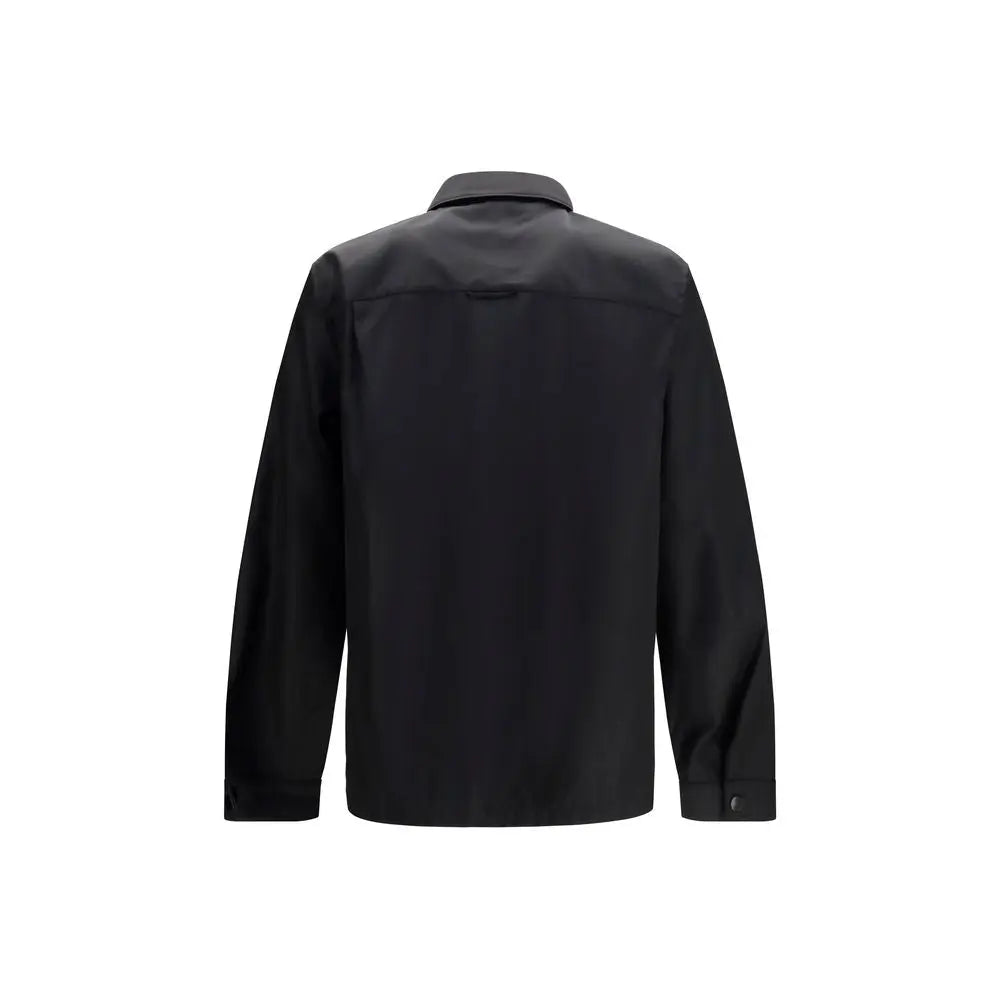 Prada Black Recycled Polyamide Dress Shirt Prada
