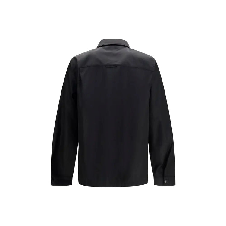 Prada Black Recycled Polyamide Dress Shirt Prada