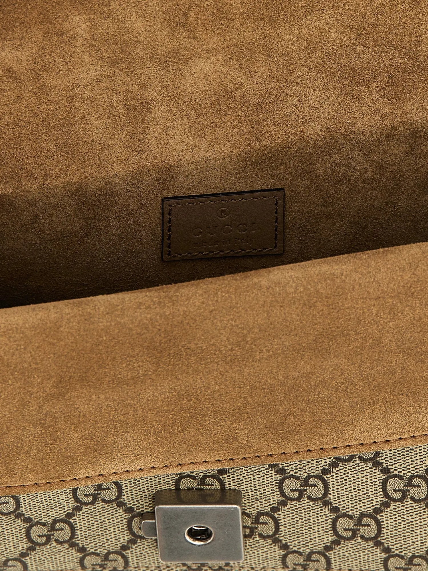 Gucci Beige Calfskin Shoulder Bag Gucci