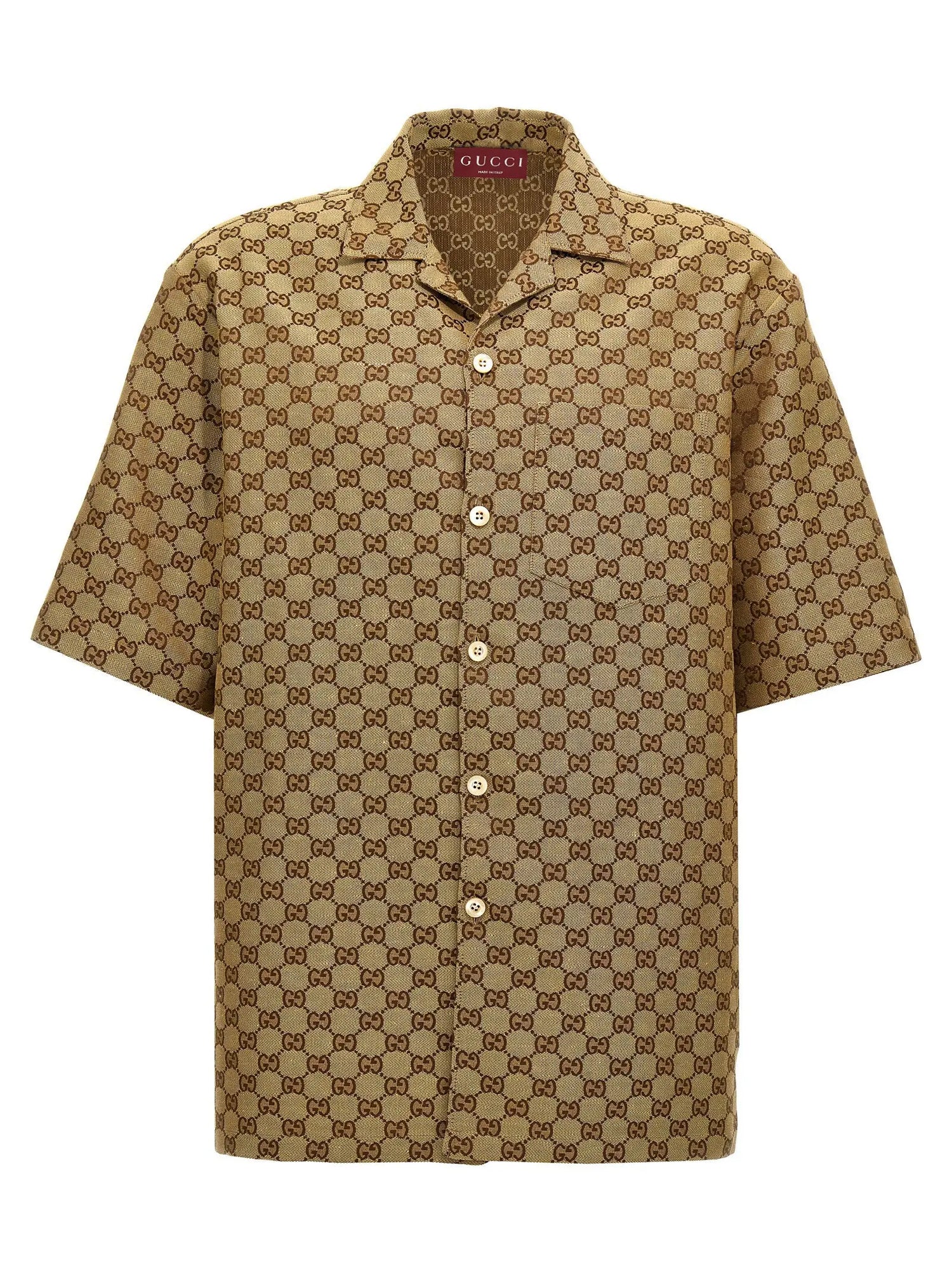 Gucci Beige Linen Blouse Gucci