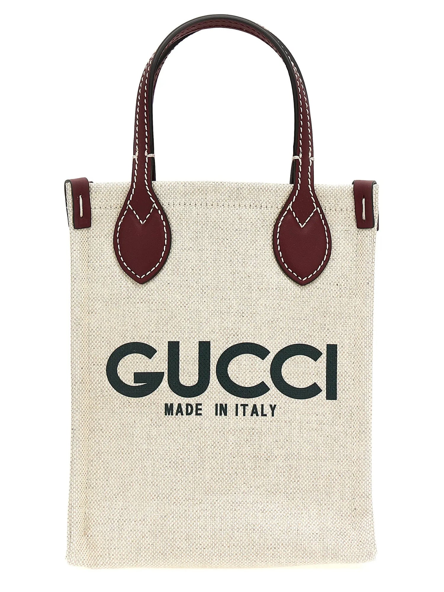Gucci Beige Polyethylene Handbag Gucci