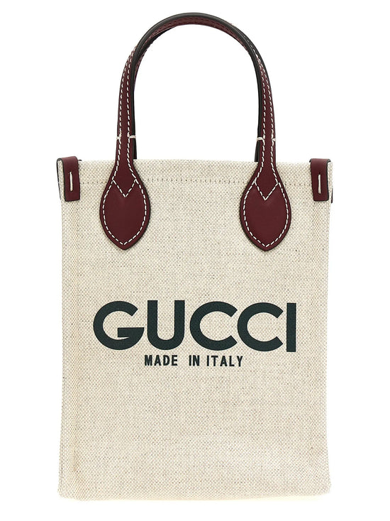 Gucci Beige Polyethylene Handbag Gucci