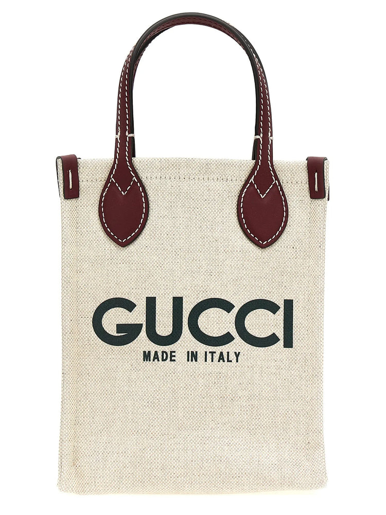Gucci Beige Polyethylene Handbag Gucci