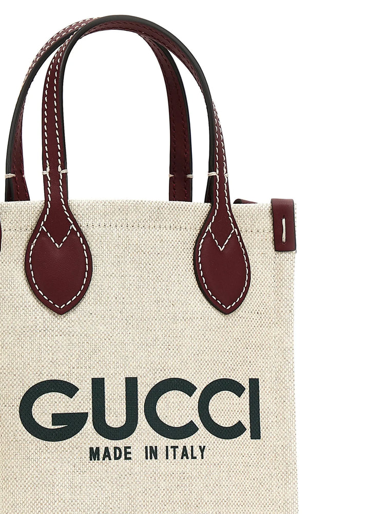 Gucci Beige Polyethylene Handbag Gucci