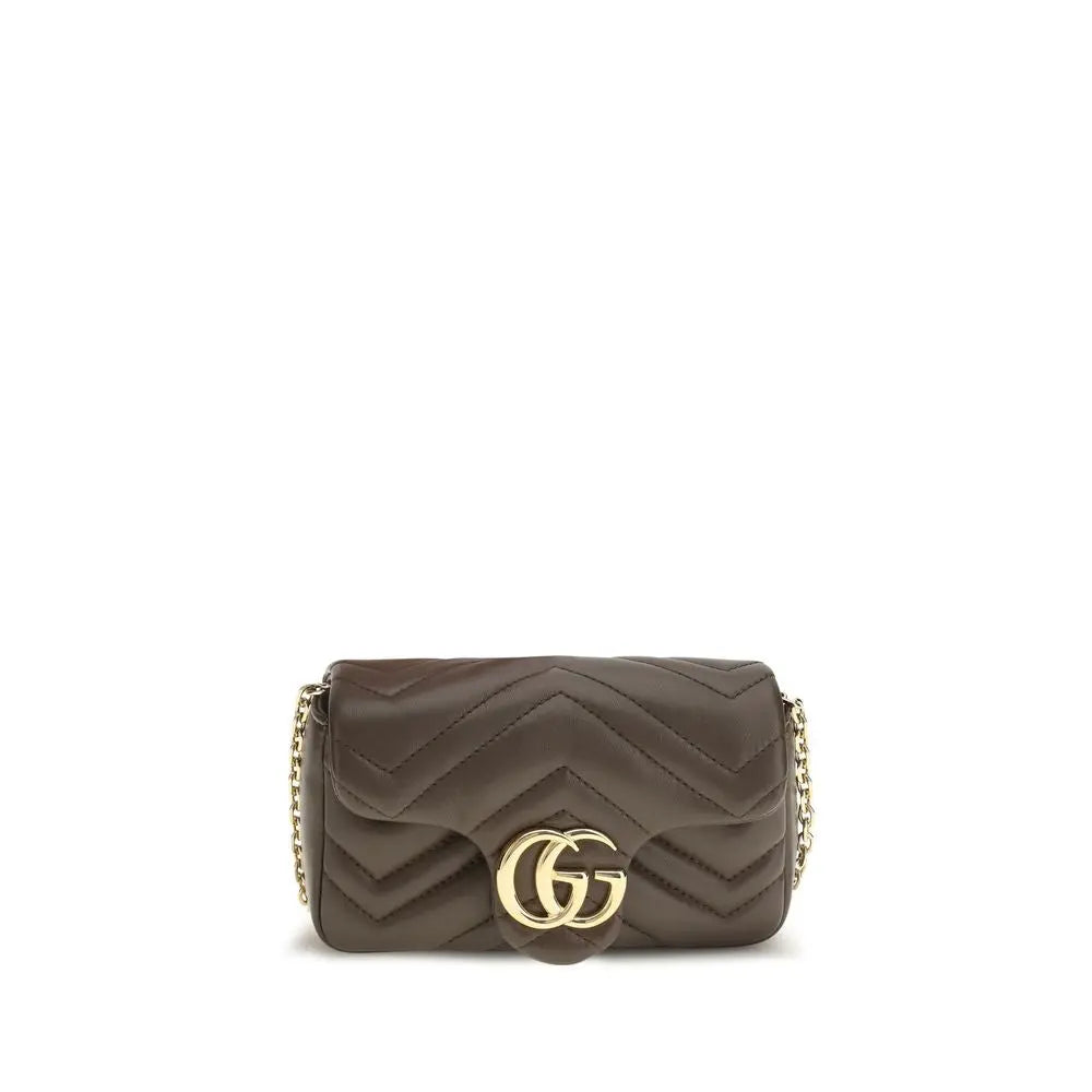 Gucci Brown Calf Leather Bos Taurus Handbag Gucci