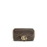 Gucci Brown Calf Leather Bos Taurus Handbag Gucci