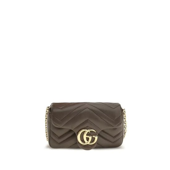 Gucci Brown Calf Leather Bos Taurus Handbag Gucci