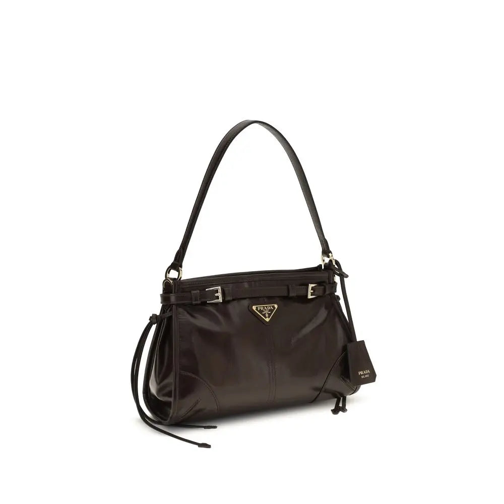 Prada Brown Calf Leather Bos Taurus Handbag Prada