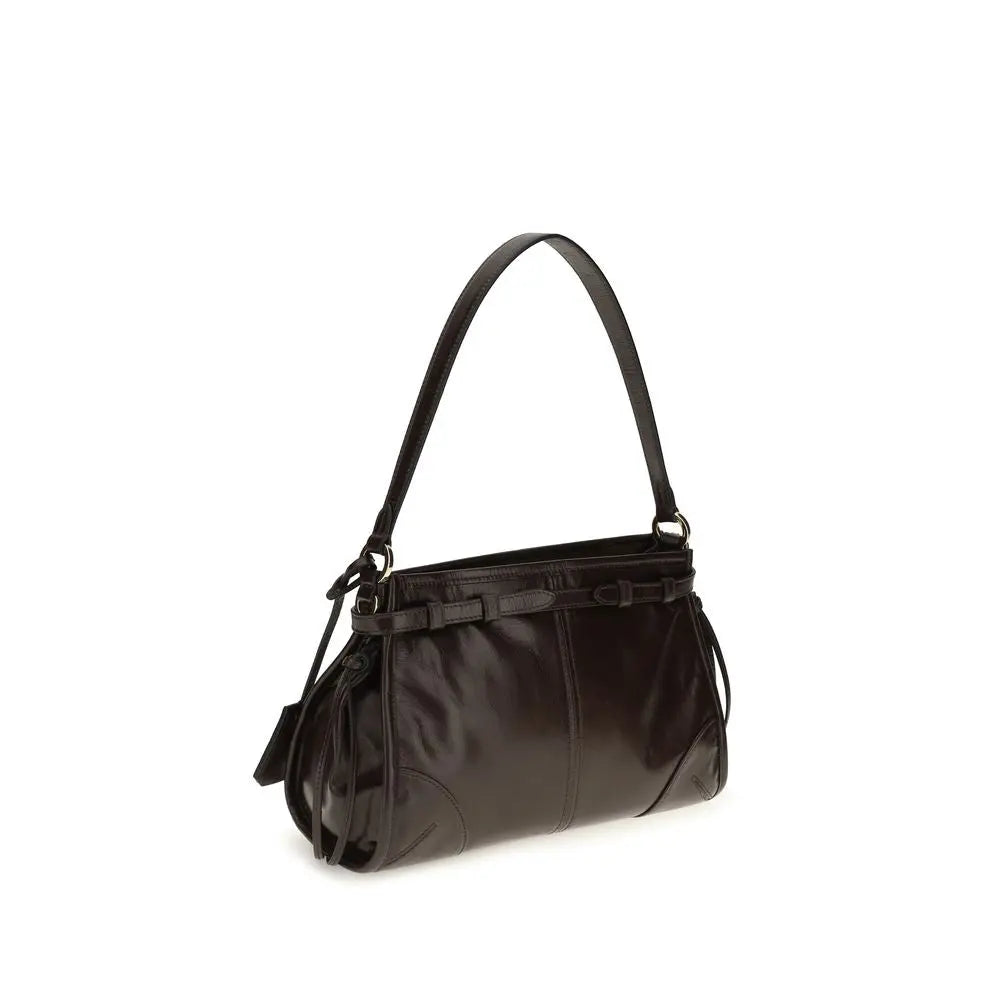 Prada Brown Calf Leather Bos Taurus Handbag Prada