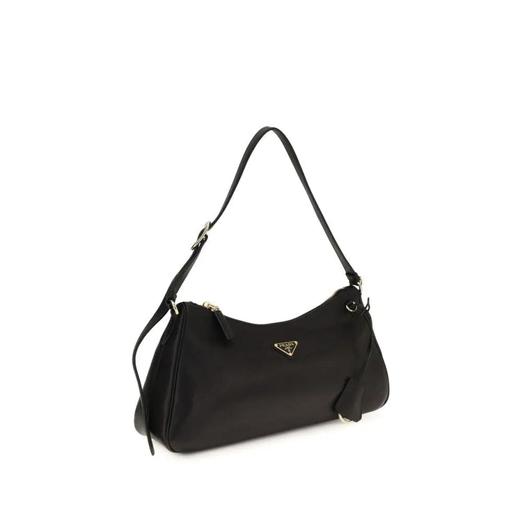 Prada Black Calf Leather Bos Taurus Shoulder Bag Prada
