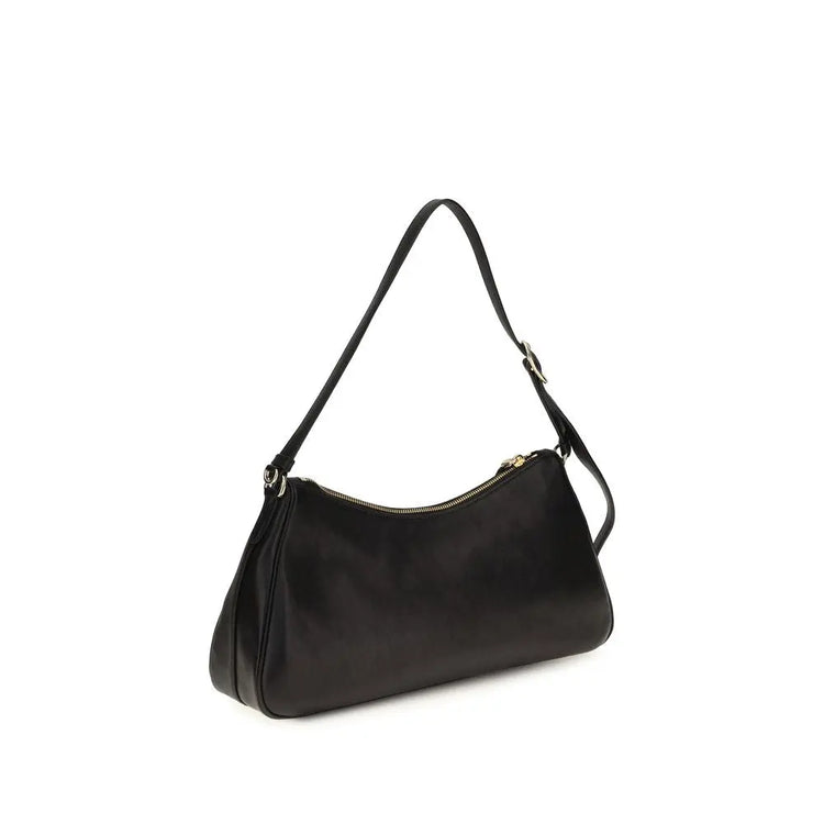 Prada Black Calf Leather Bos Taurus Shoulder Bag Prada