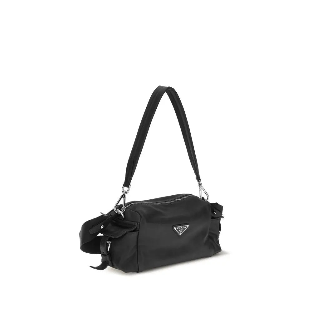 Prada Brown Napa Leather / Calf Bos Taurus Shoulder Bag Prada