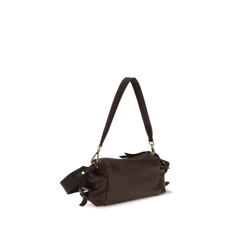 Prada Brown Napa Leather / Calf Bos Taurus Shoulder Bag Prada