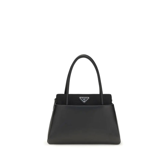 Prada Black Calf Leather Bos Taurus Handbag Prada