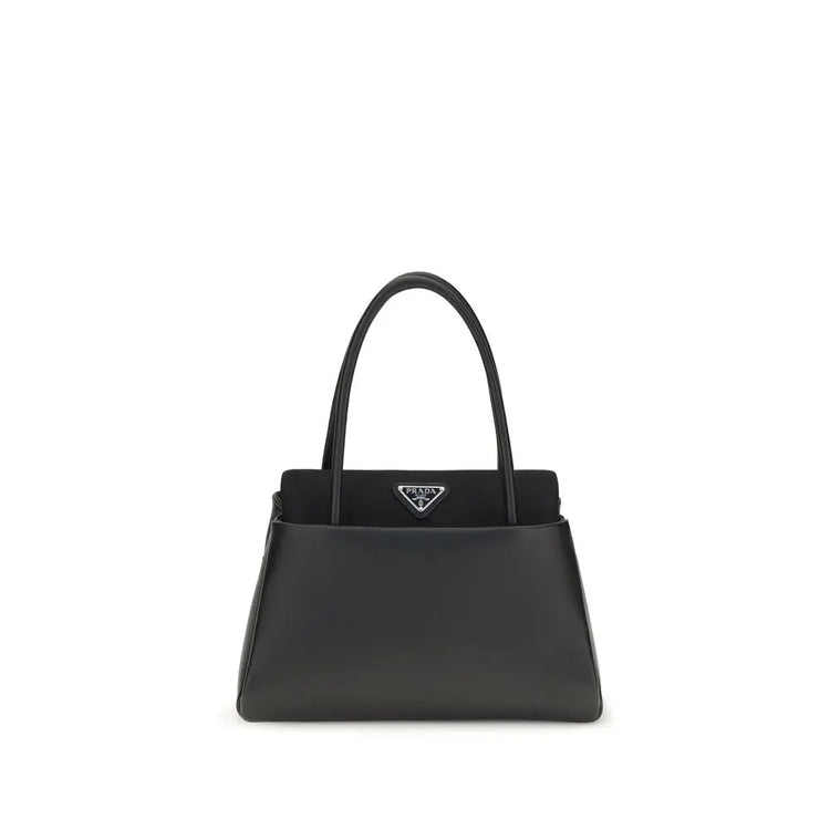 Prada Black Calf Leather Bos Taurus Handbag Prada