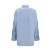 Prada Blue Cotton Shirt Prada