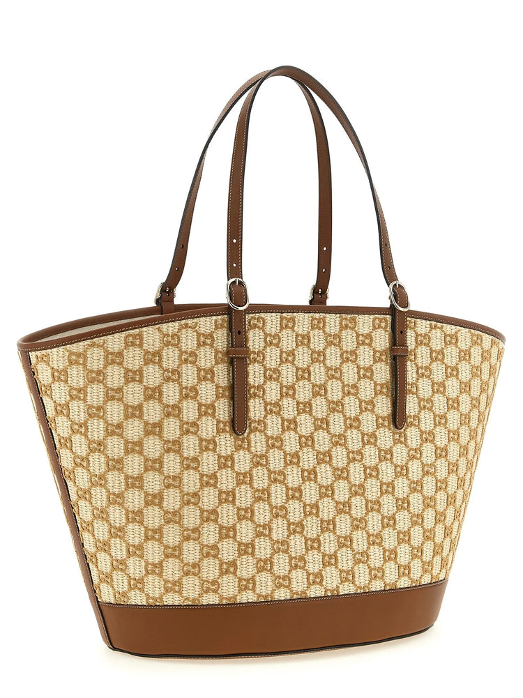 Gucci Brown Cotton Handbag Gucci