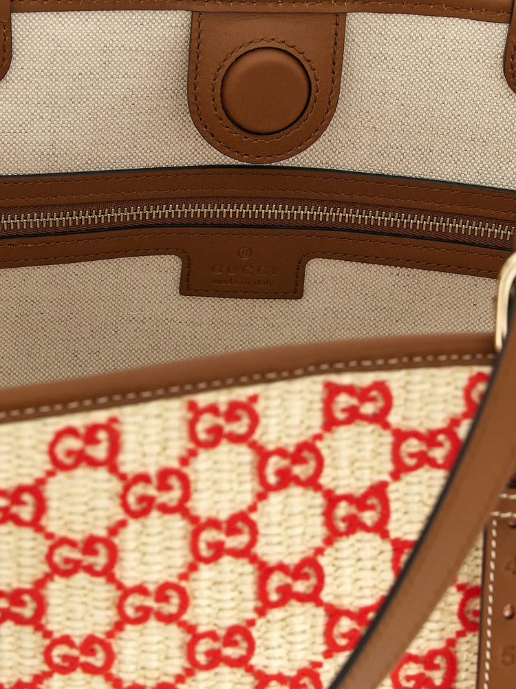 Gucci Multicolor Cotton Handbag Gucci