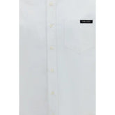Prada White Cotton Dress Shirt Prada