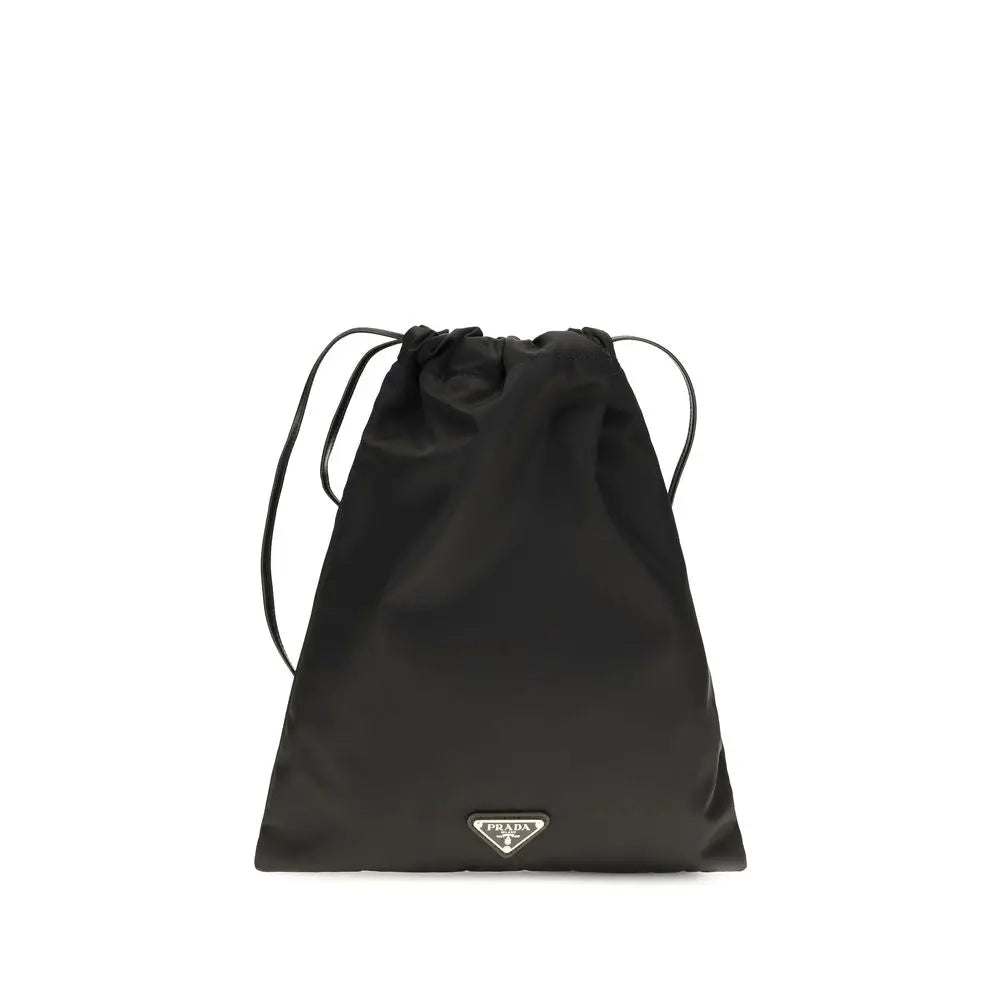 Prada Black Polyamide Clutch Bag Prada