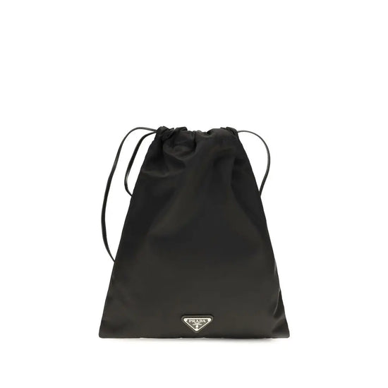 Prada Black Polyamide Clutch Bag Prada