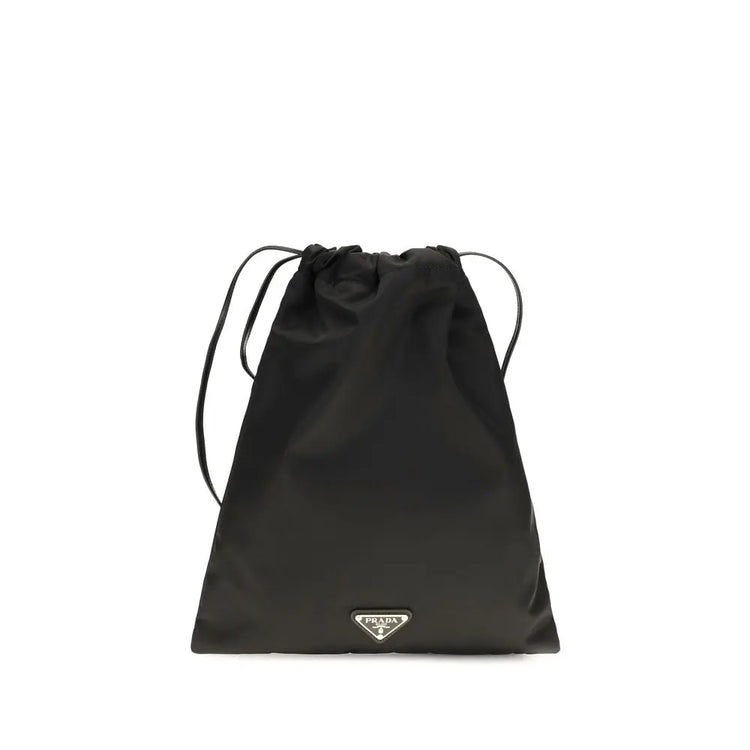 Prada Black Polyamide Clutch Bag Prada
