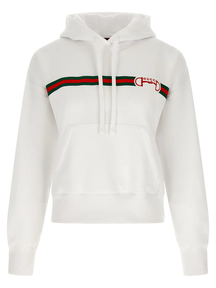 Gucci White Cotton Hoodie Gucci