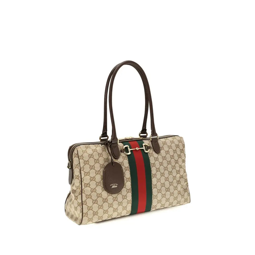 Gucci Beige Fabric Handbag STYLE SOURCE