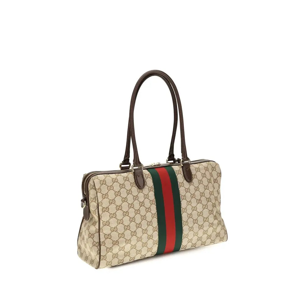 Gucci Beige Fabric Handbag STYLE SOURCE