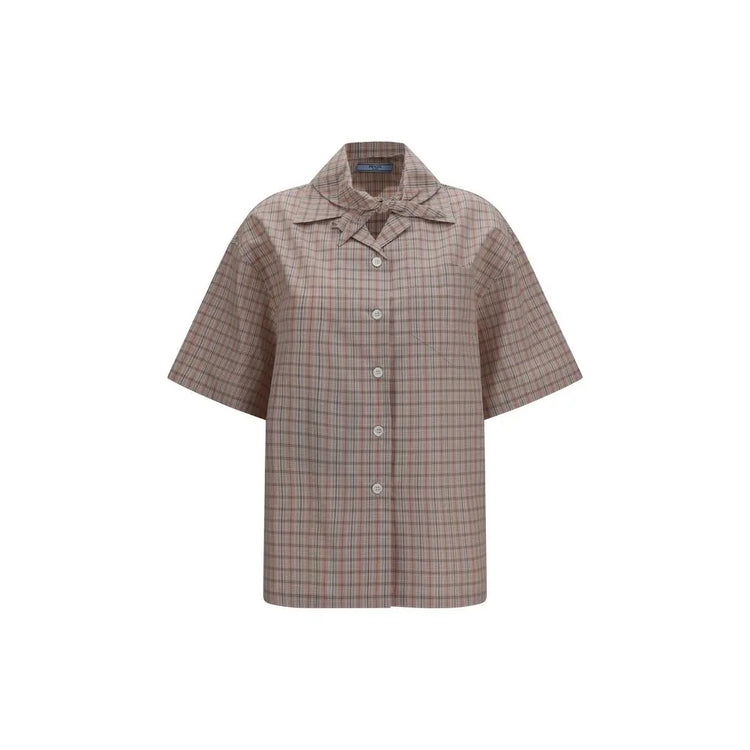 Prada Multicolor Cotton Shortsleeve Shirt Prada