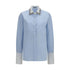 Prada Blue Cotton Dress Shirt Prada