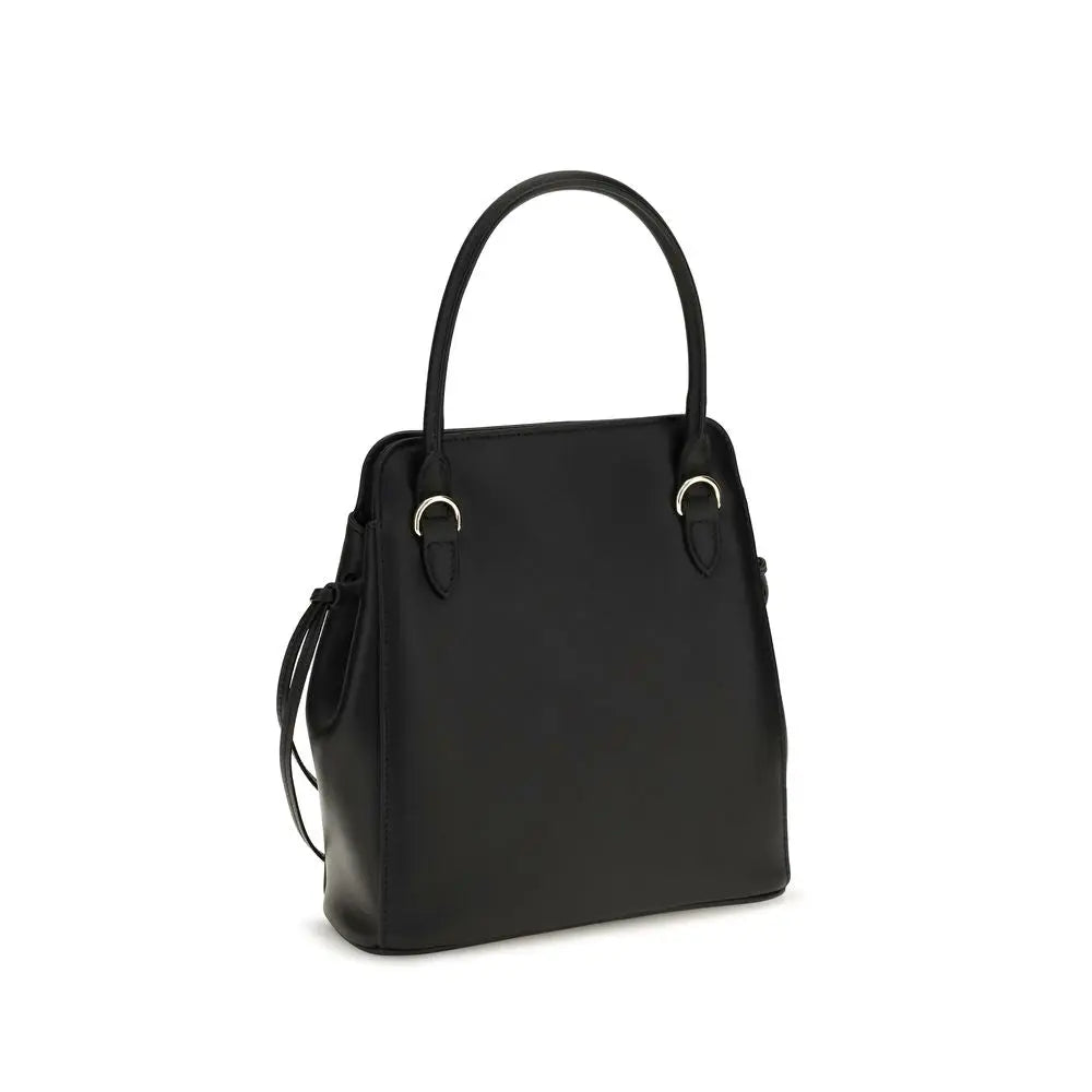 Prada Black Calf Leather Bos Taurus Shoulder Bag Prada
