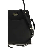 Prada Black Calf Leather Bos Taurus Shoulder Bag Prada