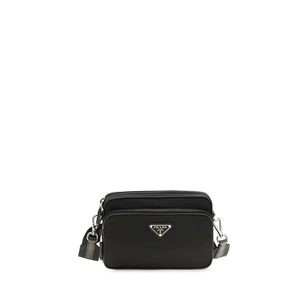 Prada Black Recycled Polyamide Shoulder Bag Prada