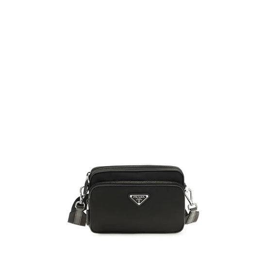 Prada Black Recycled Polyamide Shoulder Bag Prada