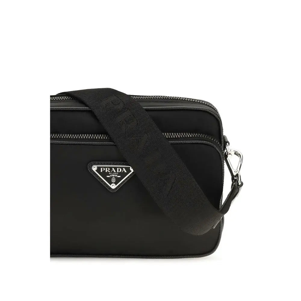 Prada Black Recycled Polyamide Shoulder Bag Prada