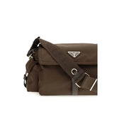 Prada Brown Recycled Polyamide Shoulder Bag Prada