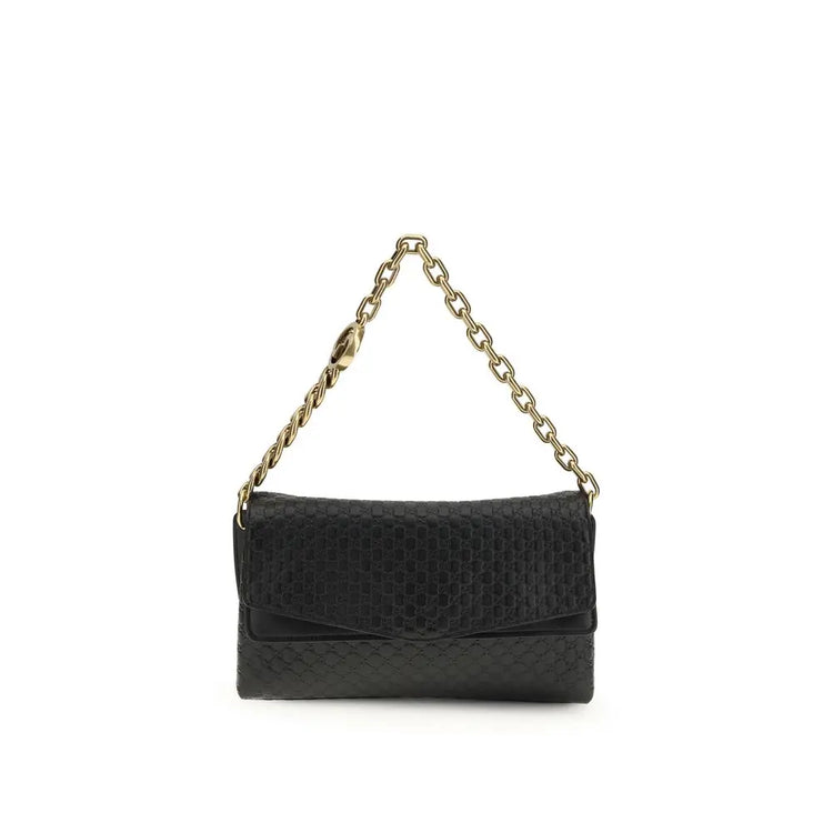 Gucci Black Calf Leather Bos Taurus Shoulder Bag Gucci