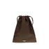 Prada Brown Polyamide Clutch Bag Prada