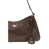 Prada Brown Calf Leather Bos Taurus Shoulder Bag Prada