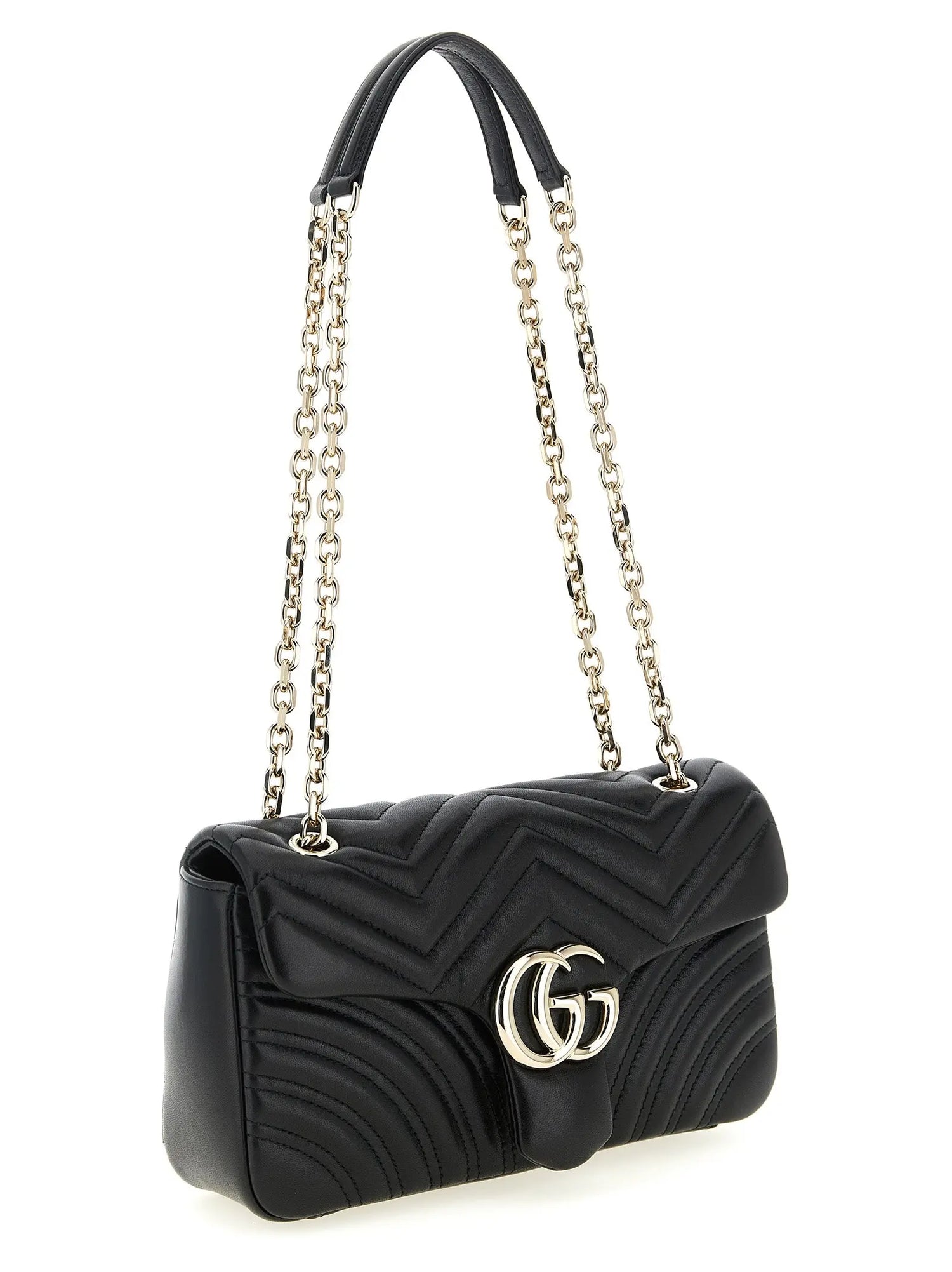 Gucci Black Lamb Leather Shoulder Bag Gucci
