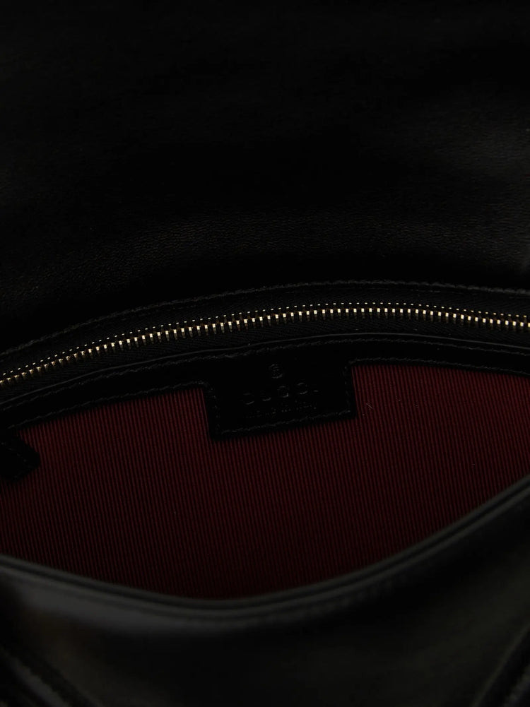 Gucci Black Lamb Leather Shoulder Bag Gucci
