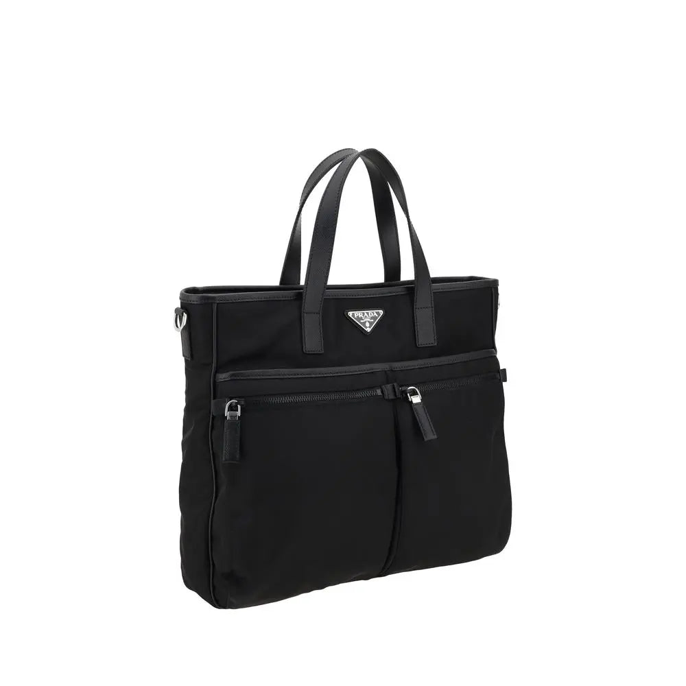 Prada Black Nylon Shoulder Bag Prada