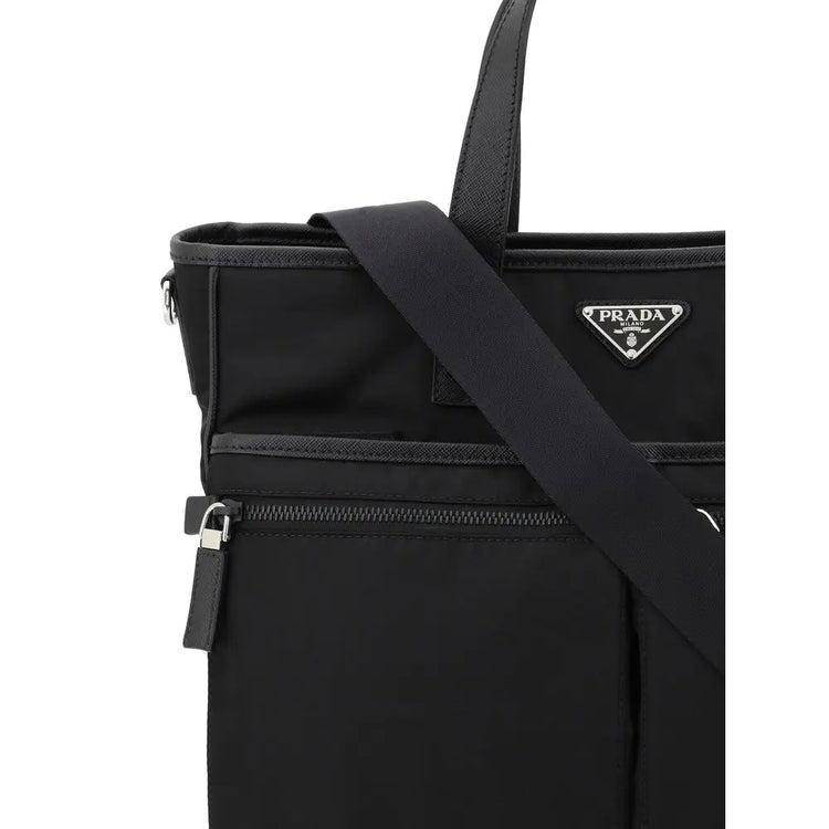 Prada Black Nylon Shoulder Bag Prada